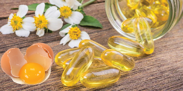 Dùng vitamin E và trứng gà trị tàn nhang và dưỡng trắng da